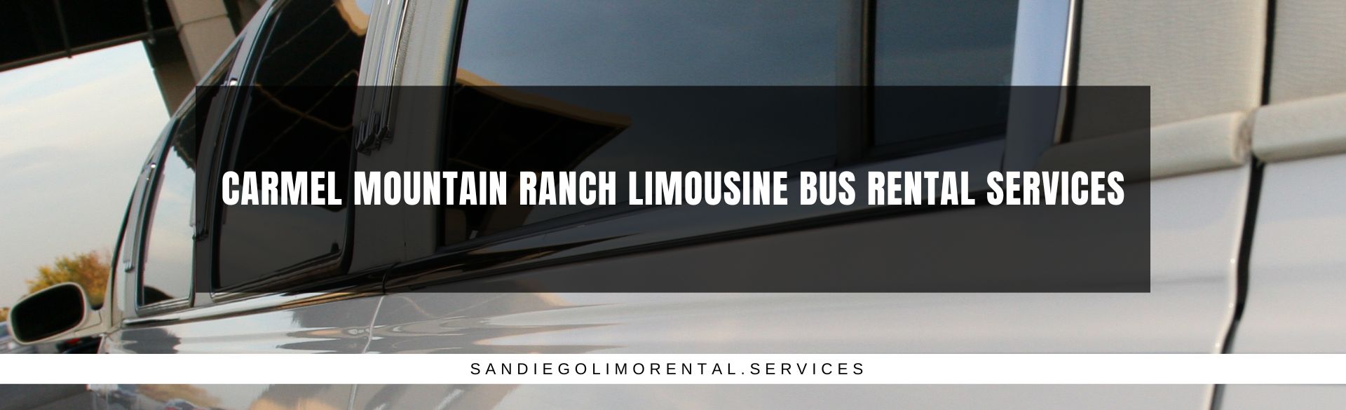 Carmel Mountain Ranch Limousine Bus Rental Services