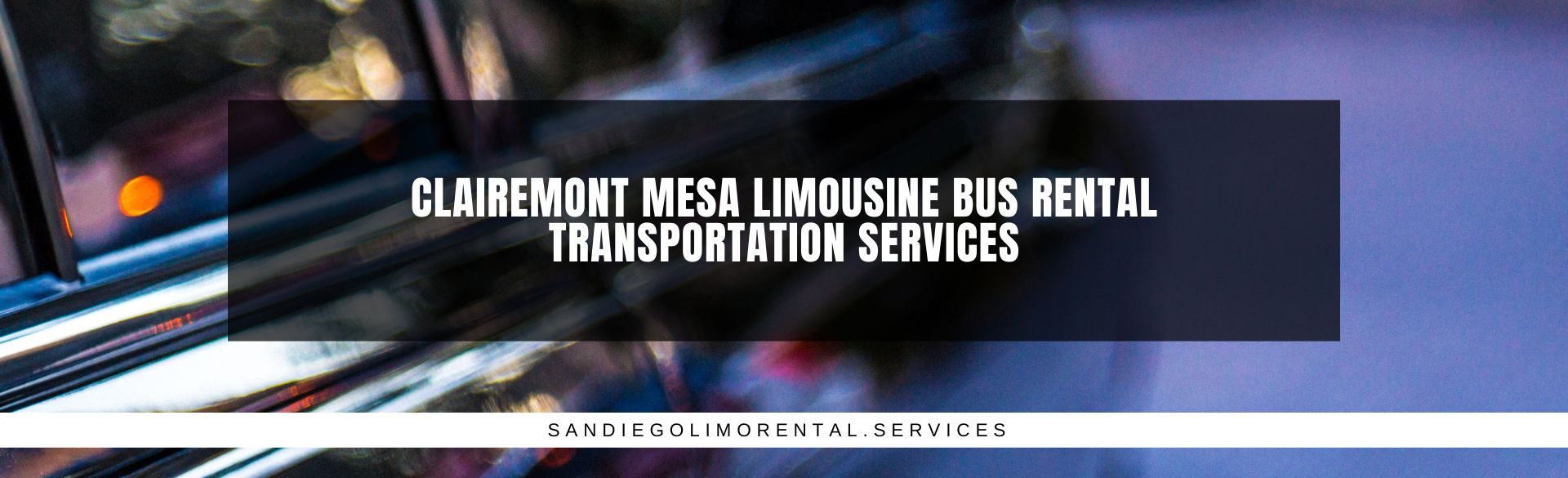 Clairemont Mesa Limousine Bus Rental Transportation Services