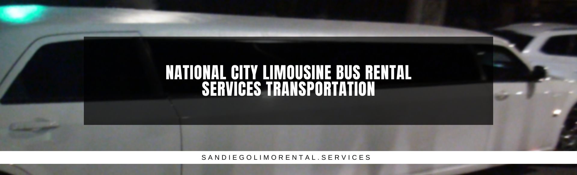 National City Limousine Bus Rental Services Transportation