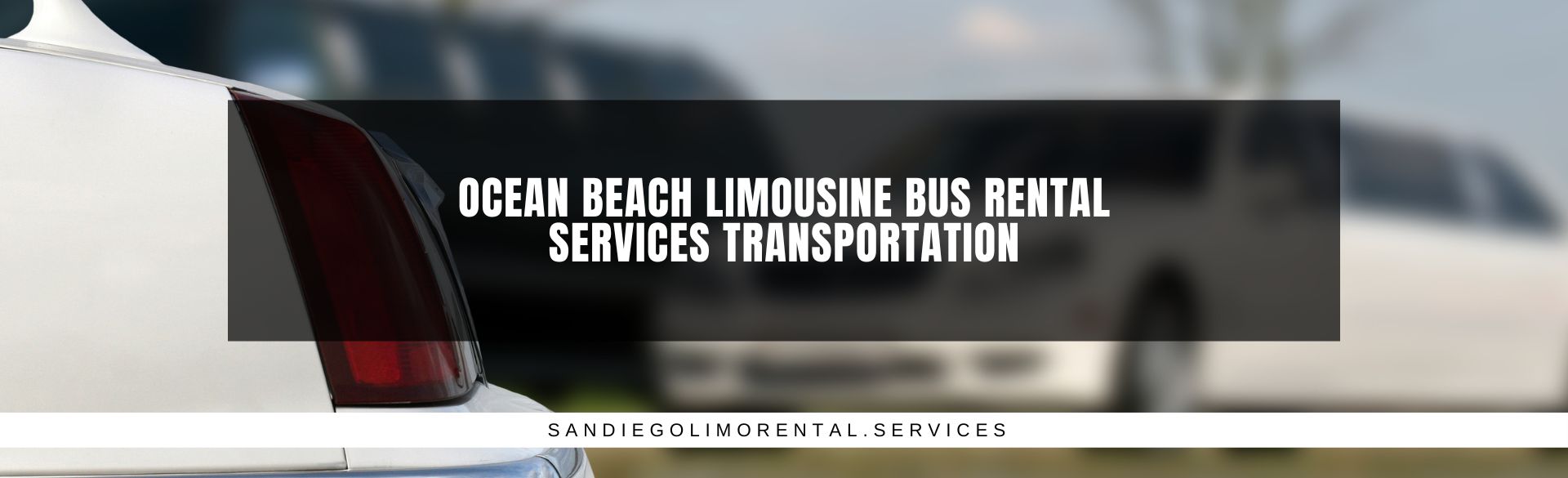 Ocean Beach Limousine Bus Rental Services Transportation