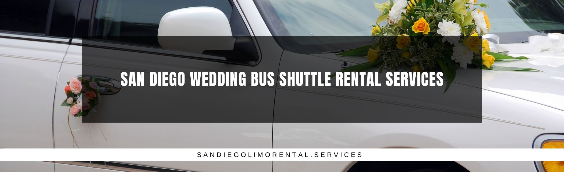 San Diego Wedding Bus Shuttle Rental Services