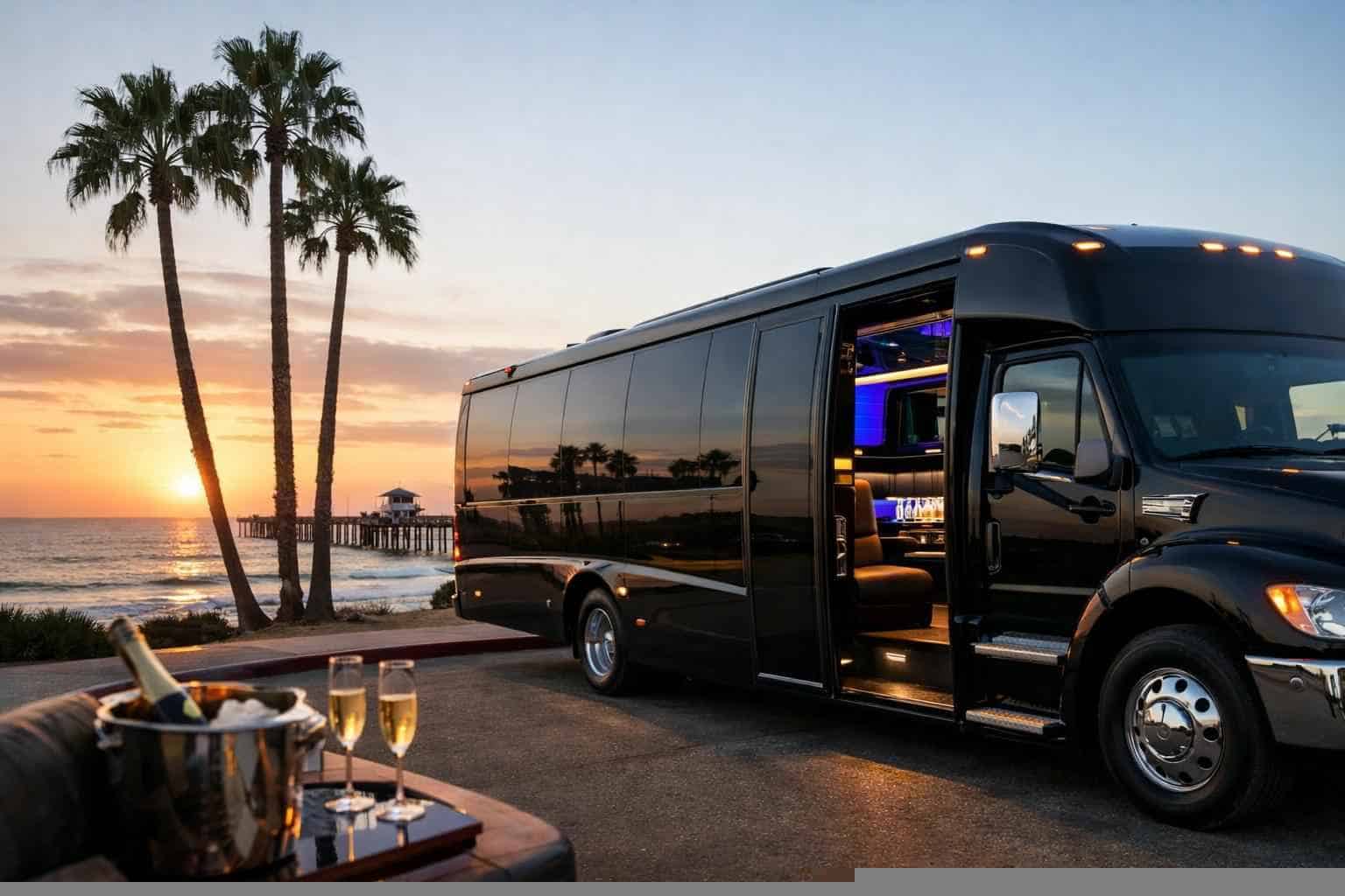Limo Bus Rental Oceanside CA