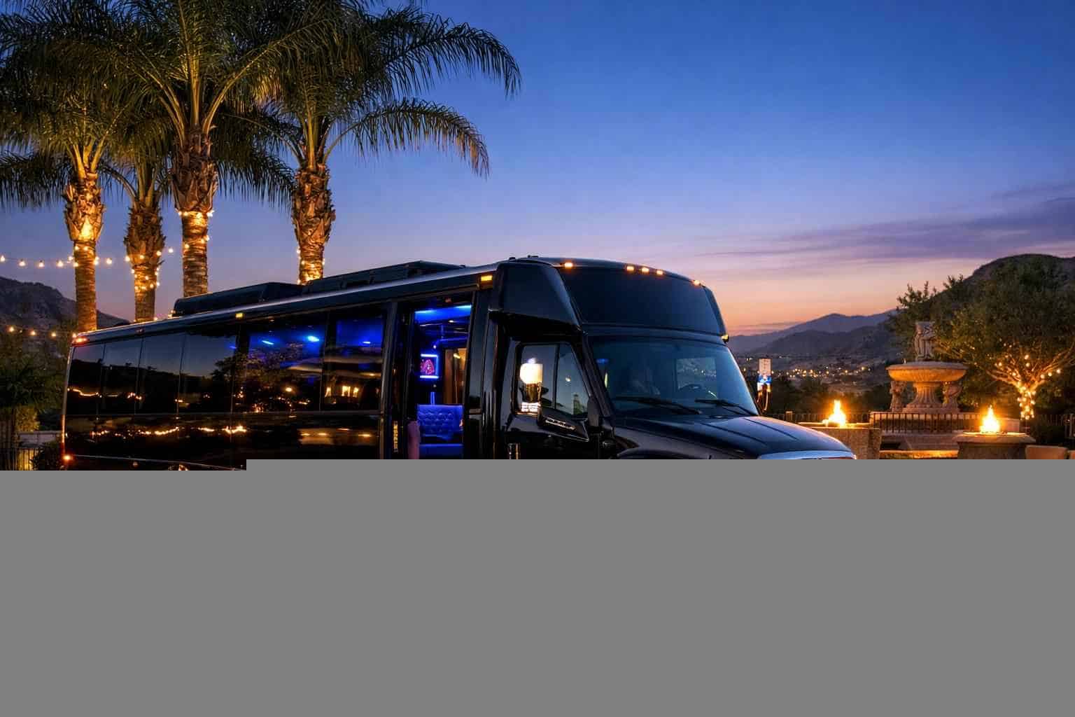 Limo Bus Rental Santee CA
