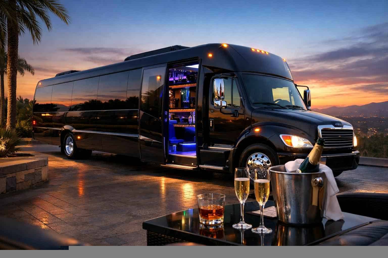 Limo Bus Rental Vista CA