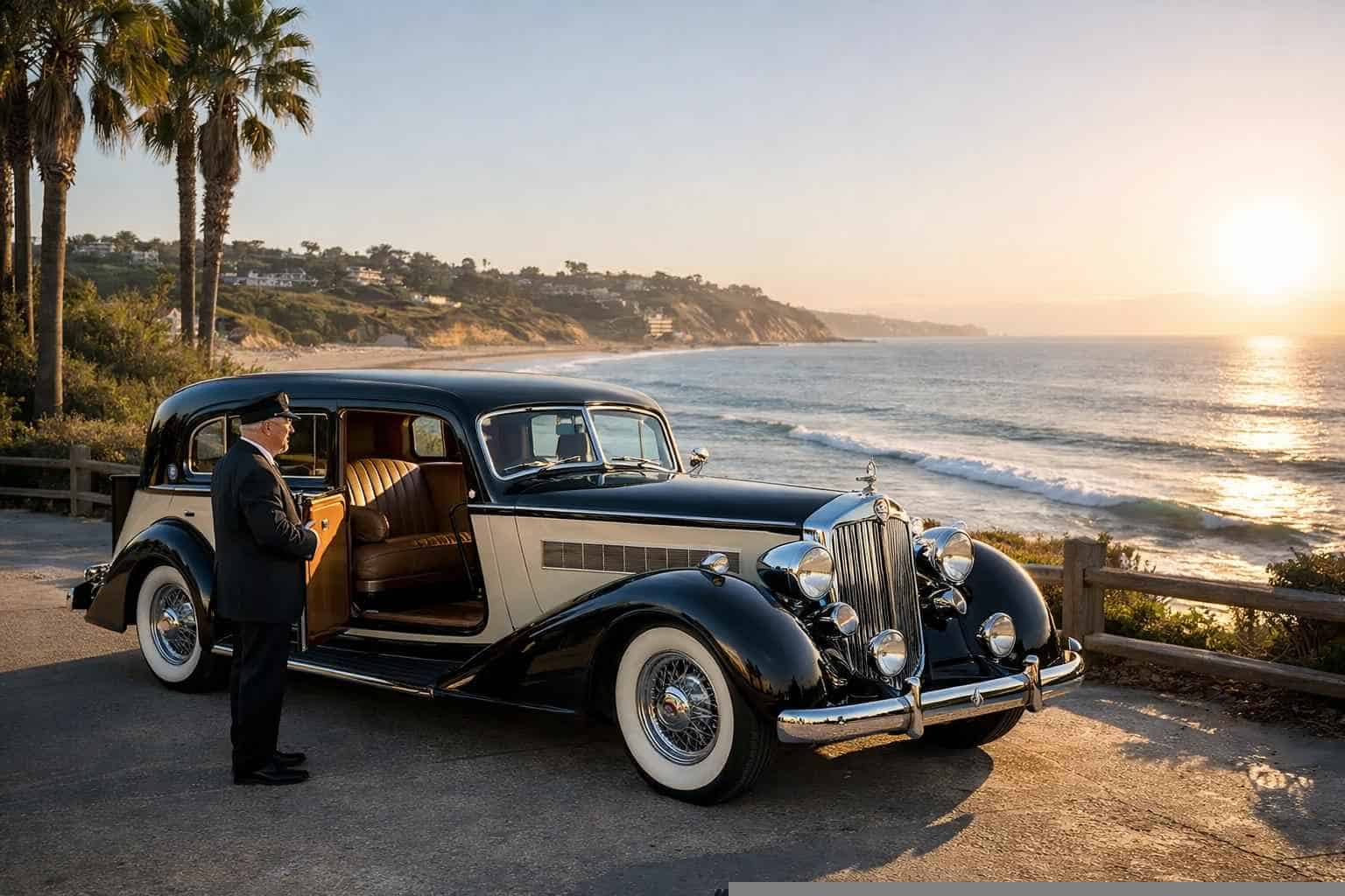 Antique Vehicle Rental with Driver Del Mar CA