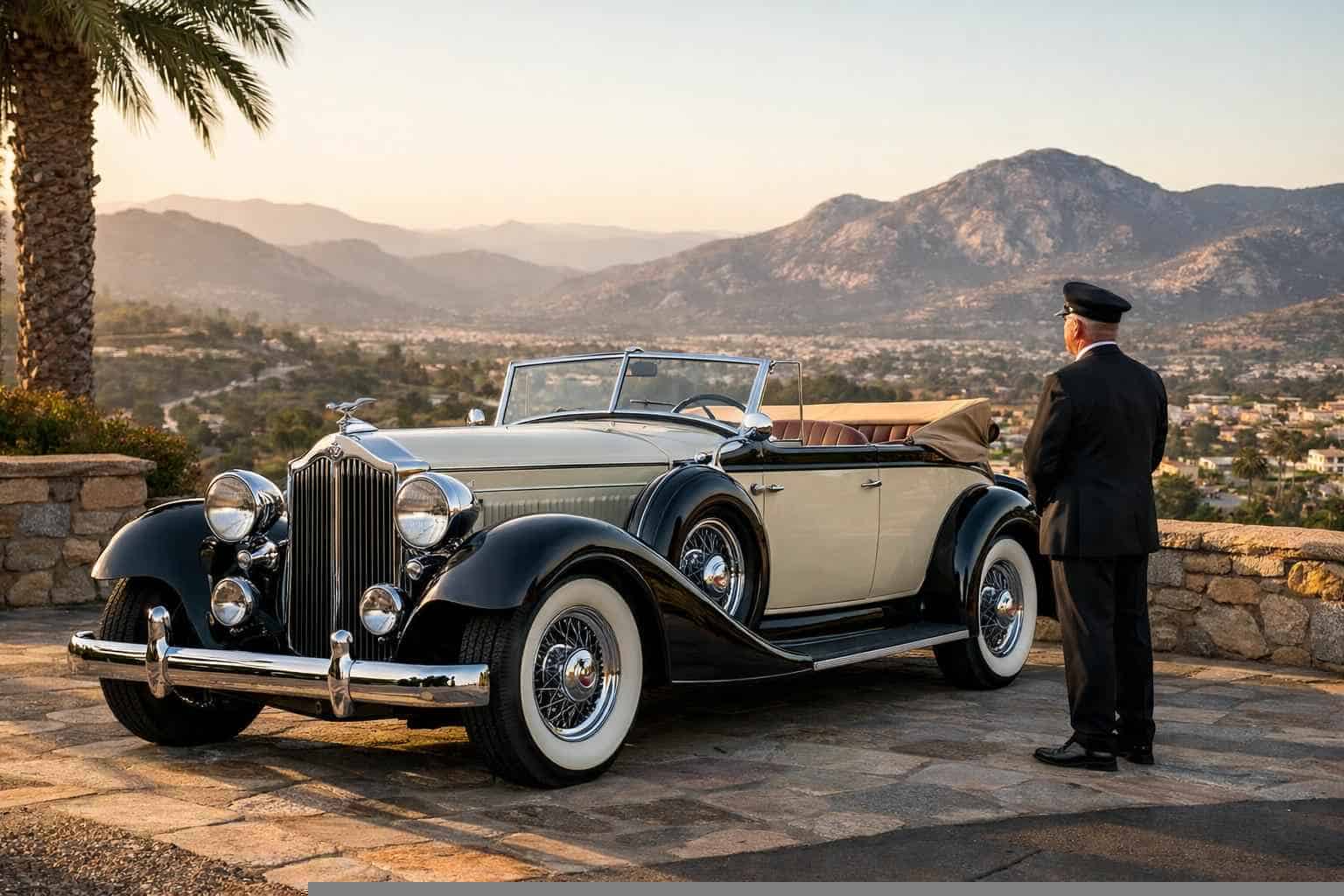 Antique Vehicle Rental with Driver El Cajon CA