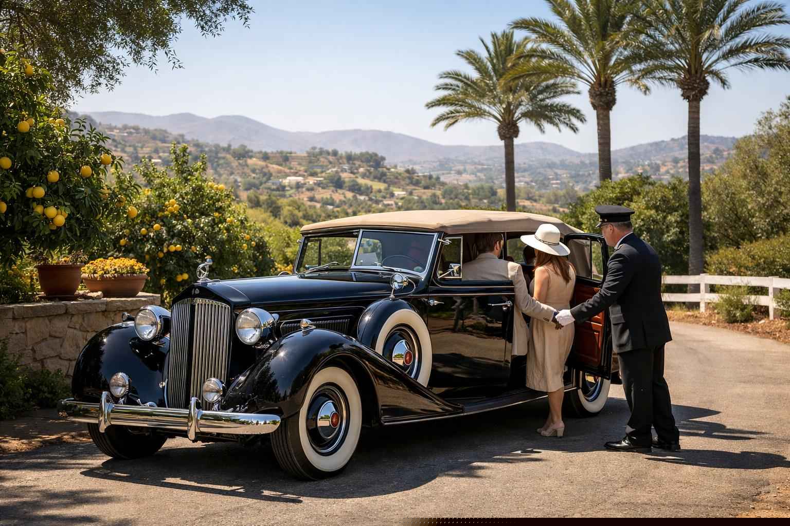 Antique Vehicle Rental with Driver Lemon Grove CA