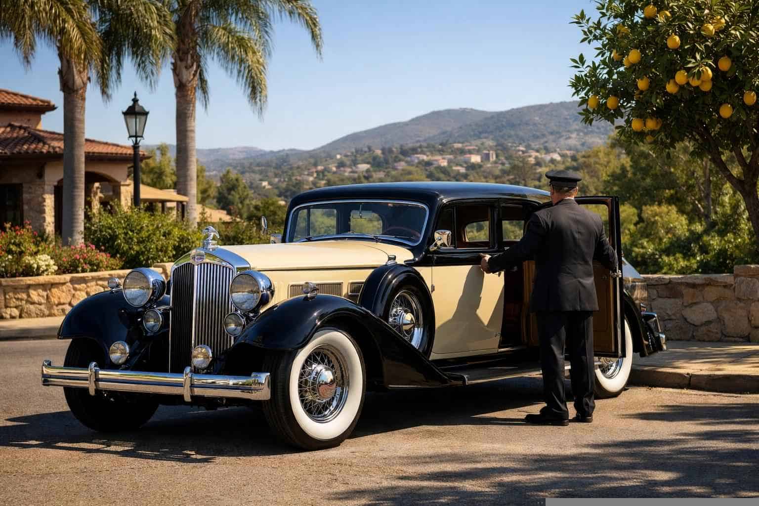 Antique Vehicle Rental with Driver Near Me Lemon Grove CA