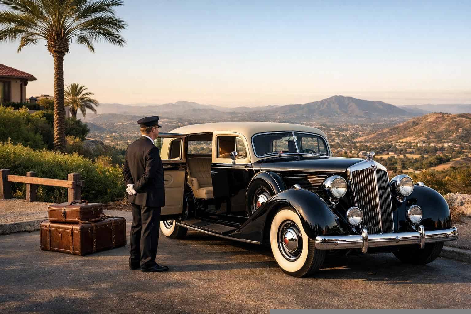 Antique Vehicle Rental with Driver Near Me Vista CA