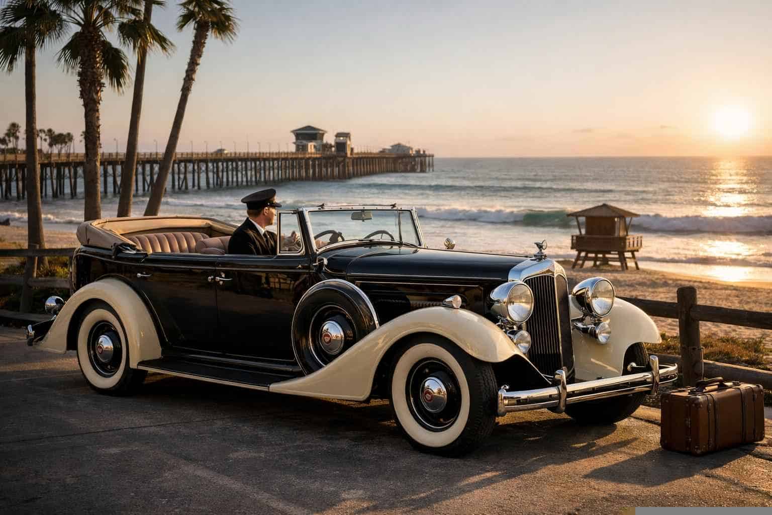 Antique Vehicle Rental with Driver Oceanside CA