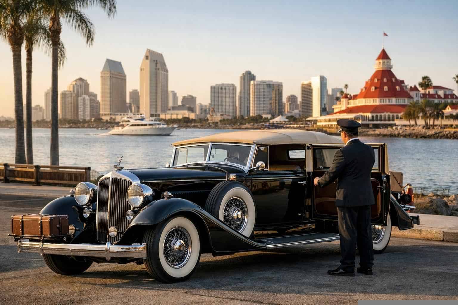 Antique Vehicle Rental with Driver Prices in Coronado CA