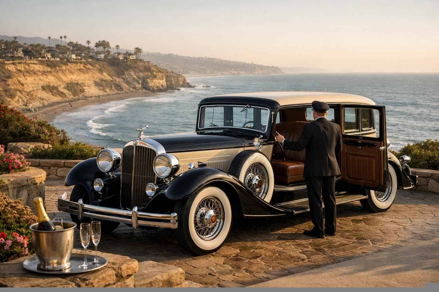 Antique Vehicle Rental with Driver Prices in Del Mar CA