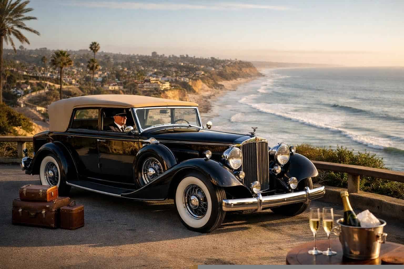Antique Vehicle Rental with Driver Prices in Encinitas CA
