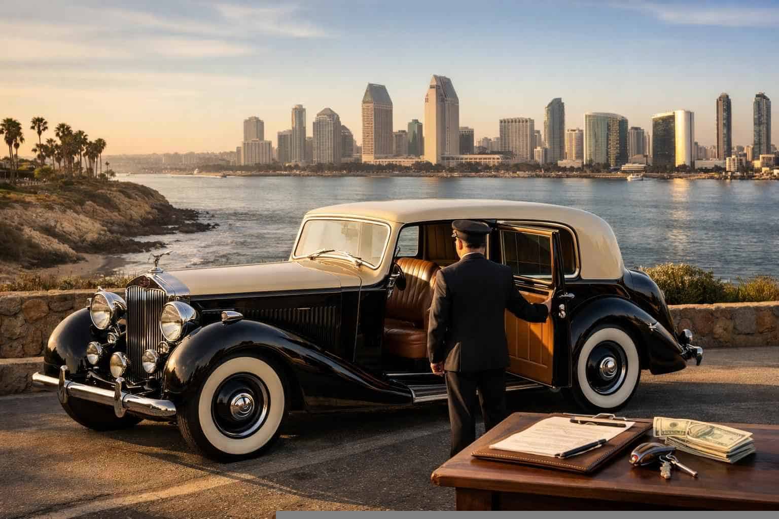 Antique Vehicle Rental with Driver Prices in San Diego CA