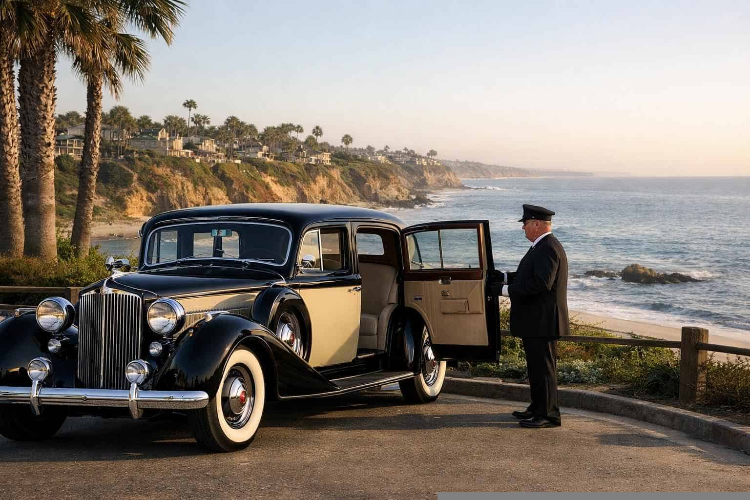 Antique Vehicle Rental with Driver Services in Carlsbad