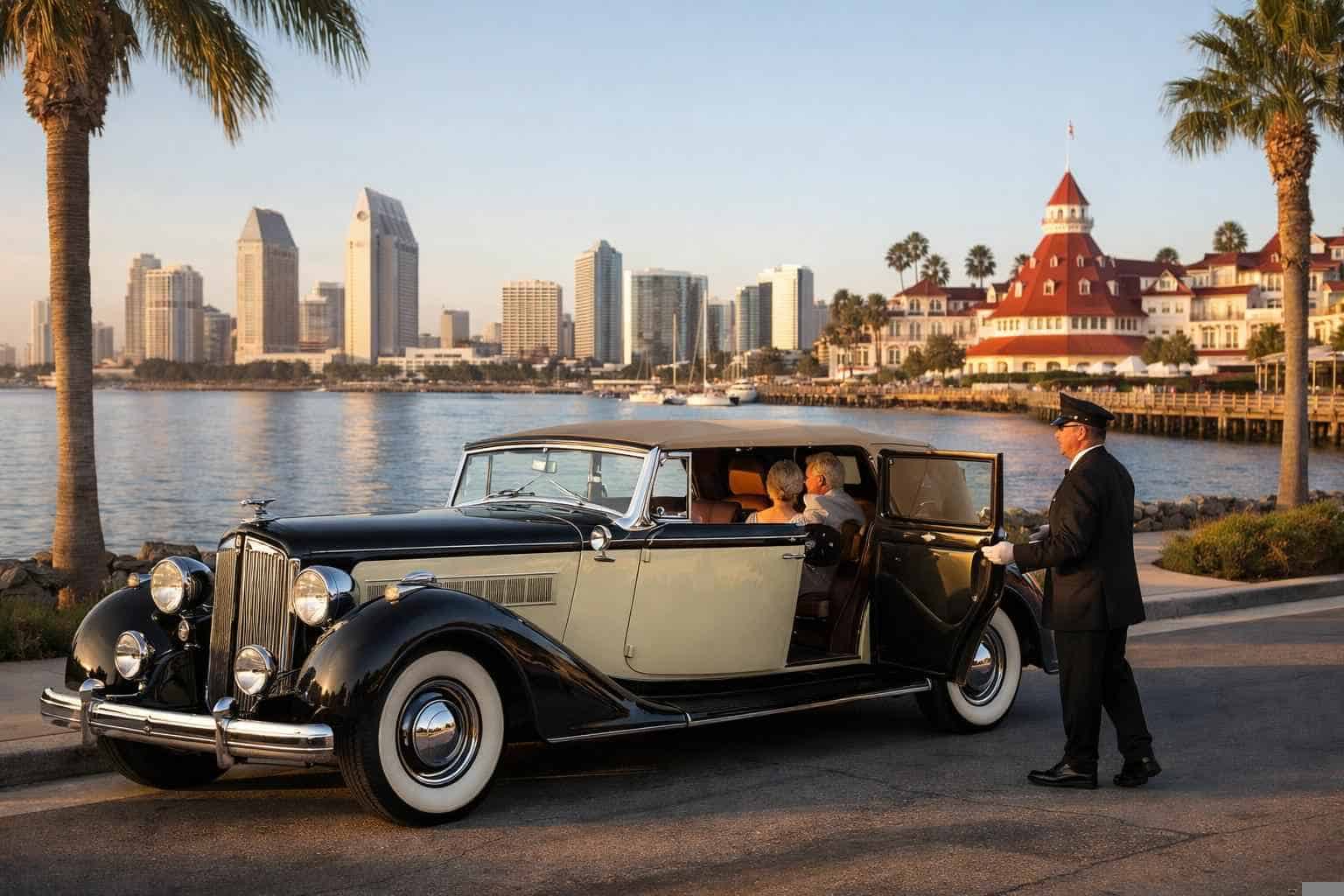 Antique Vehicle Rental with Driver Services in Coronado