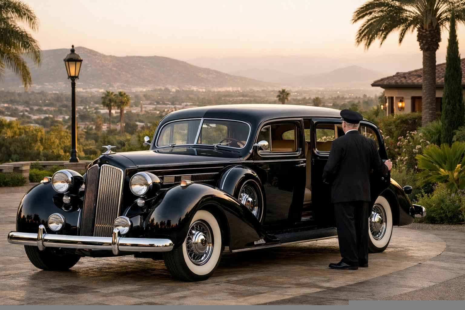 Antique Vehicle Rental with Driver Services in El Cajon