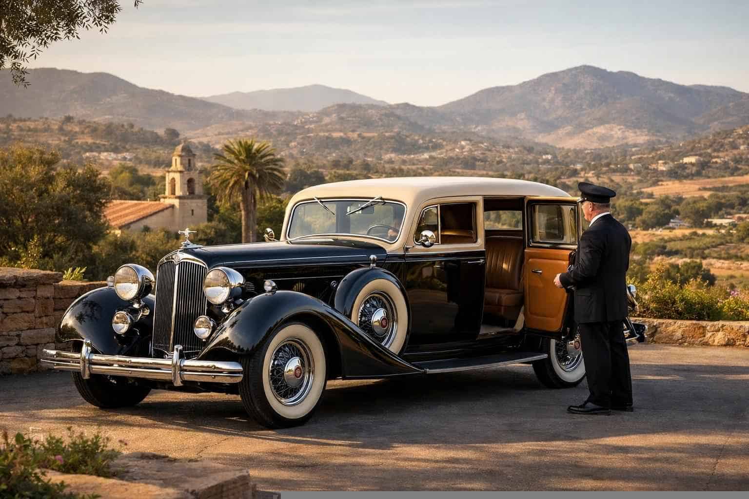 Antique Vehicle Rental with Driver Services in Escondido