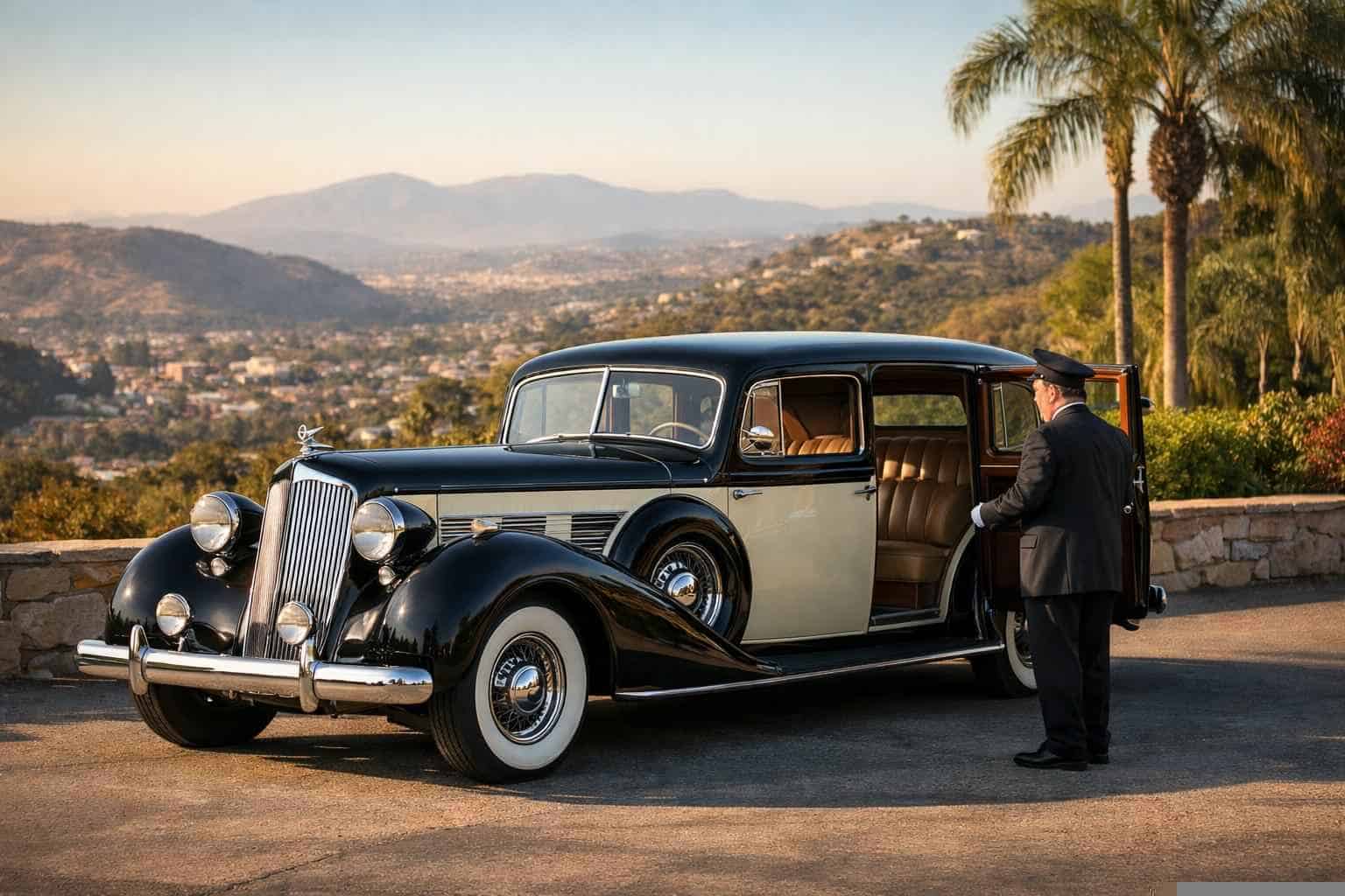 Antique Vehicle Rental With Driver Services In La Mesa