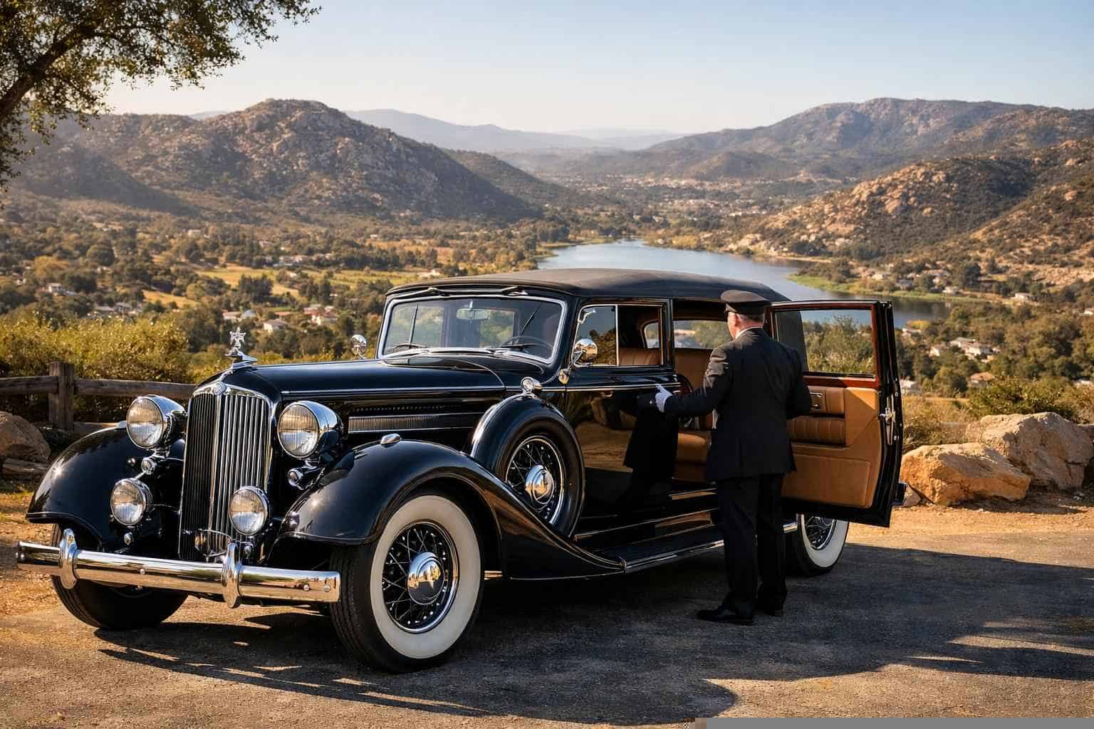 Antique Vehicle Rental with Driver Services in Poway