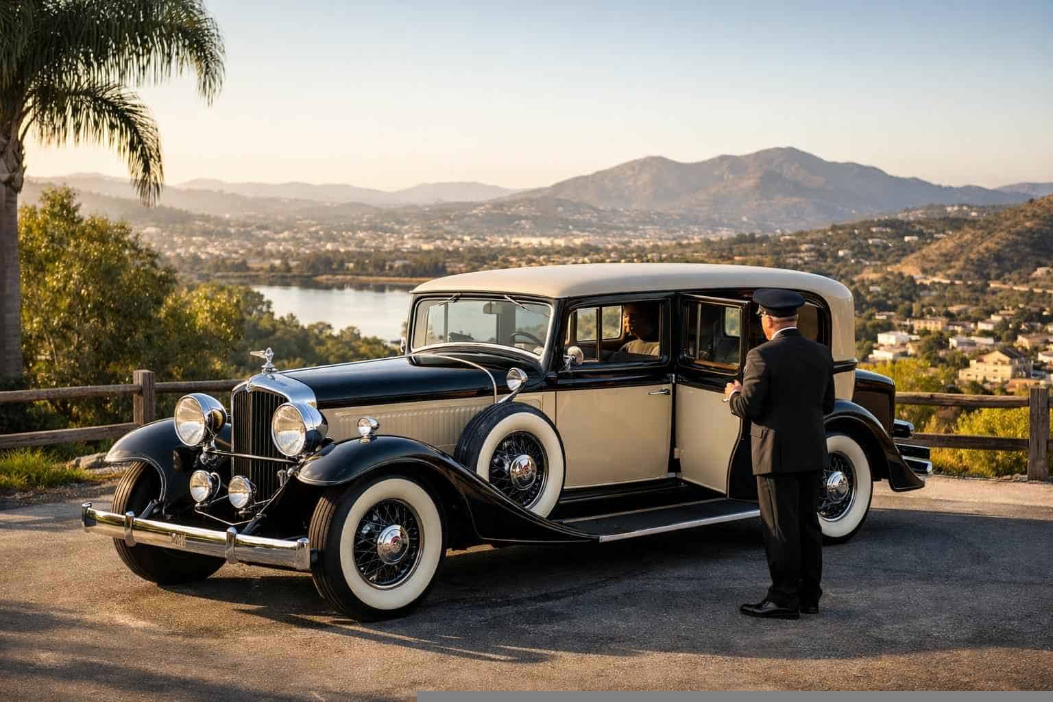 Antique Vehicle Rental with Driver Services in San Marcos