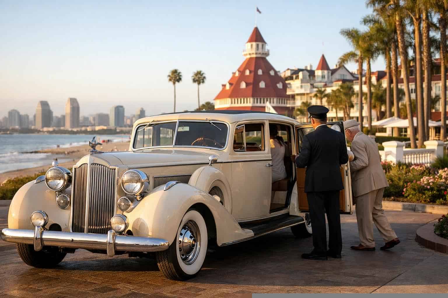 Antique Vehicle Service with Driver Coronado CA