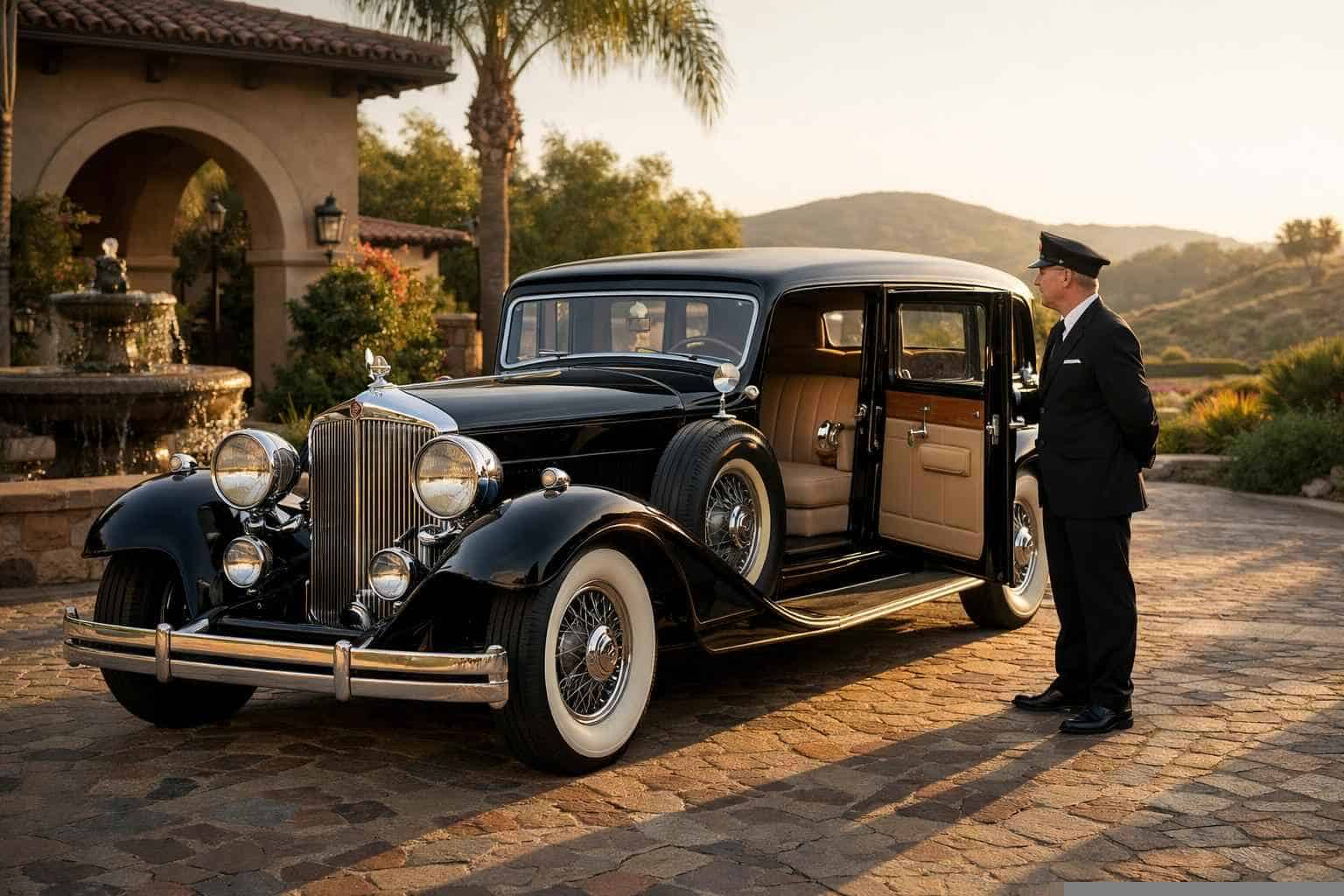 Antique Vehicle Service with Driver Escondido CA
