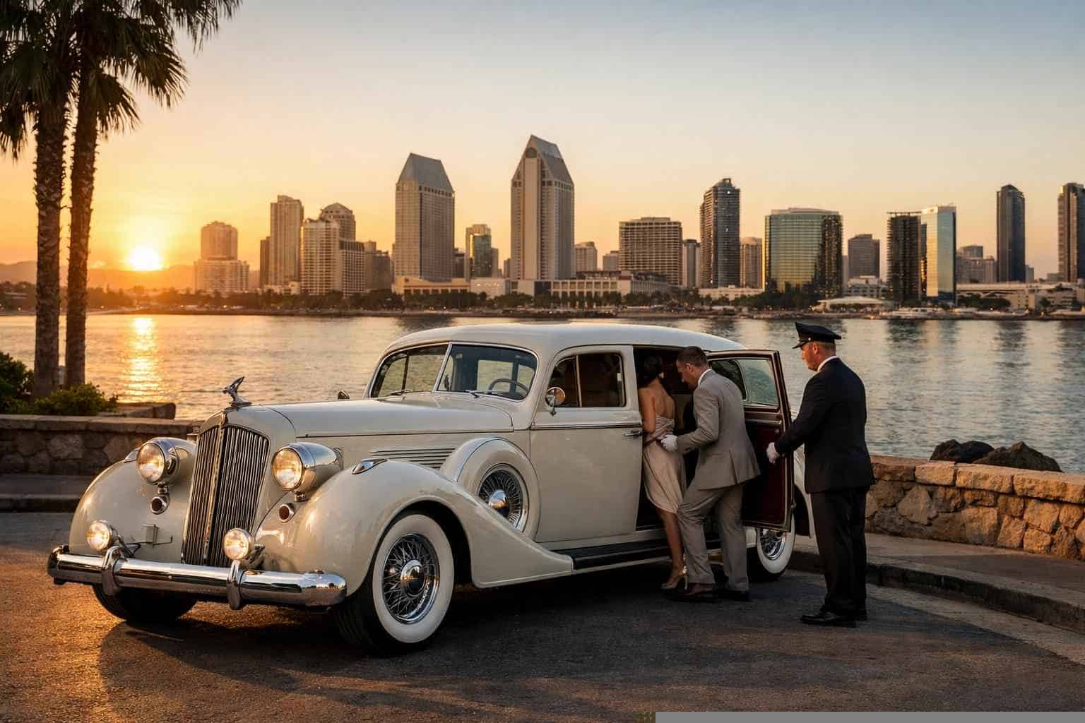 Antique Vehicle Service with Driver San Diego CA