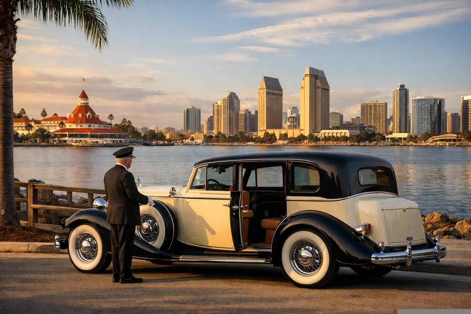 Best Antique Vehicle Rental with Driver in Coronado California