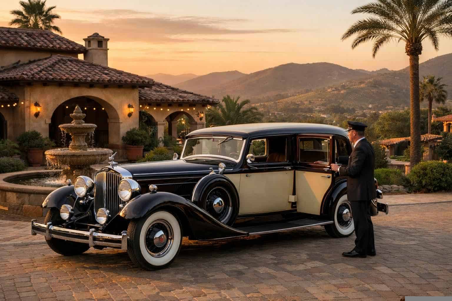 Best Antique Vehicle Rental with Driver in Escondido California