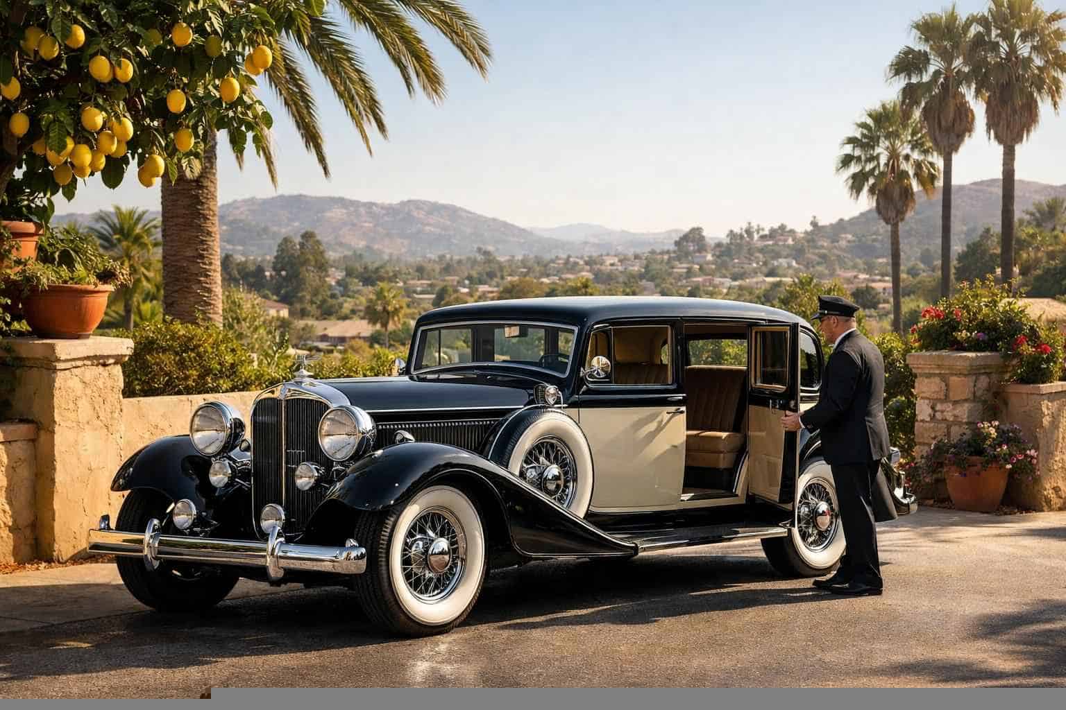 Best Antique Vehicle Rental with Driver in Lemon Grove California