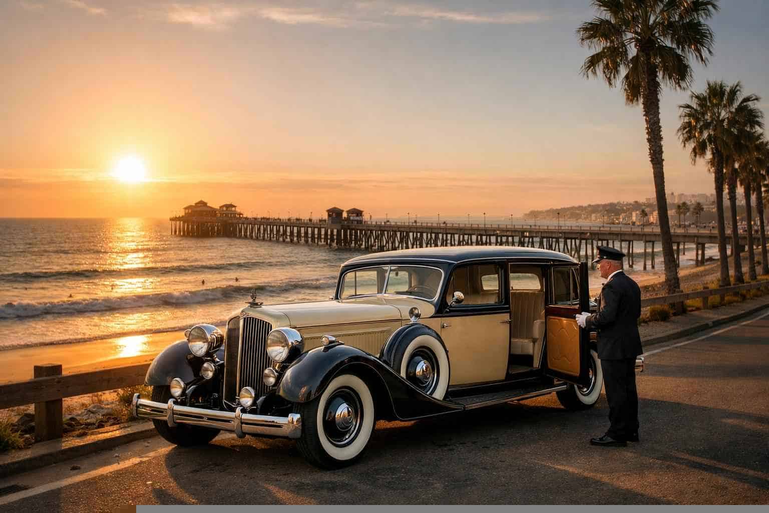 Best Antique Vehicle Rental with Driver in Oceanside California