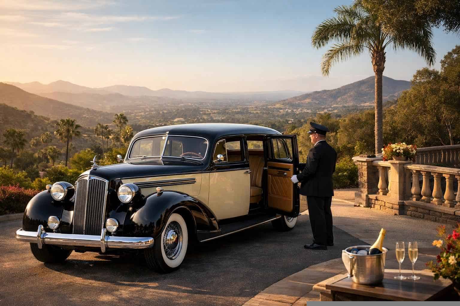 Best Antique Vehicle Rental with Driver in Vista California