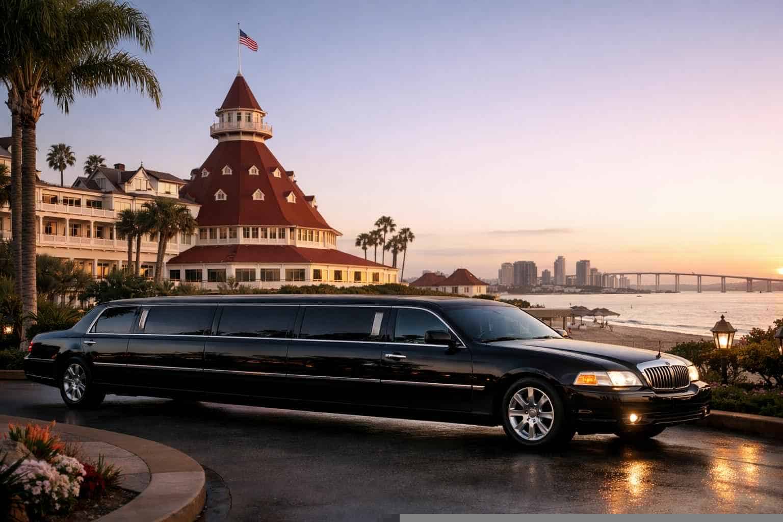 Best Black Limo Rental in Coronado California