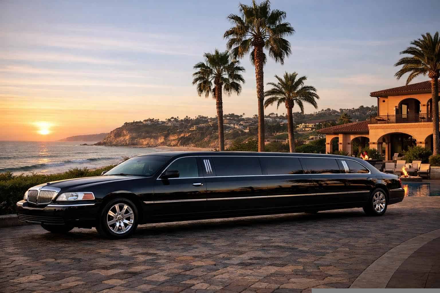Best Black Limo Rental in Del Mar California