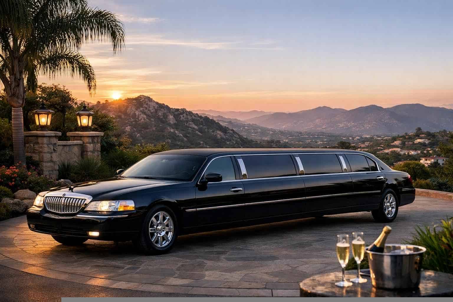 Best Black Limo Rental in Poway California