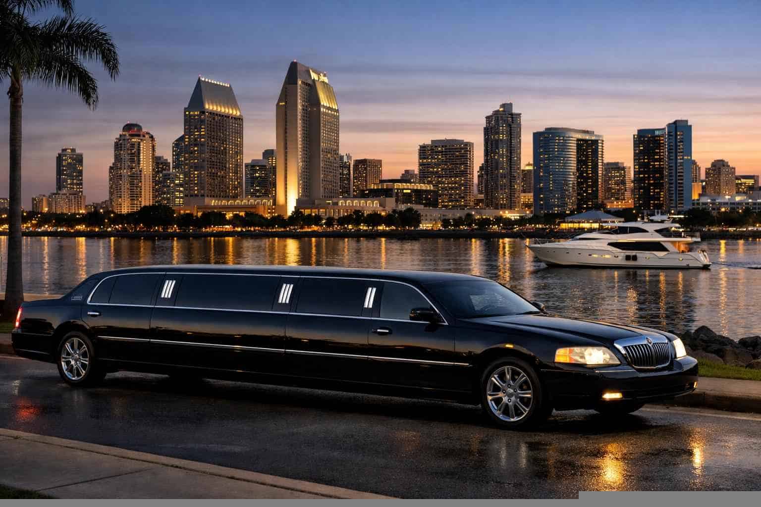 Black Limousines in Carlsbad California