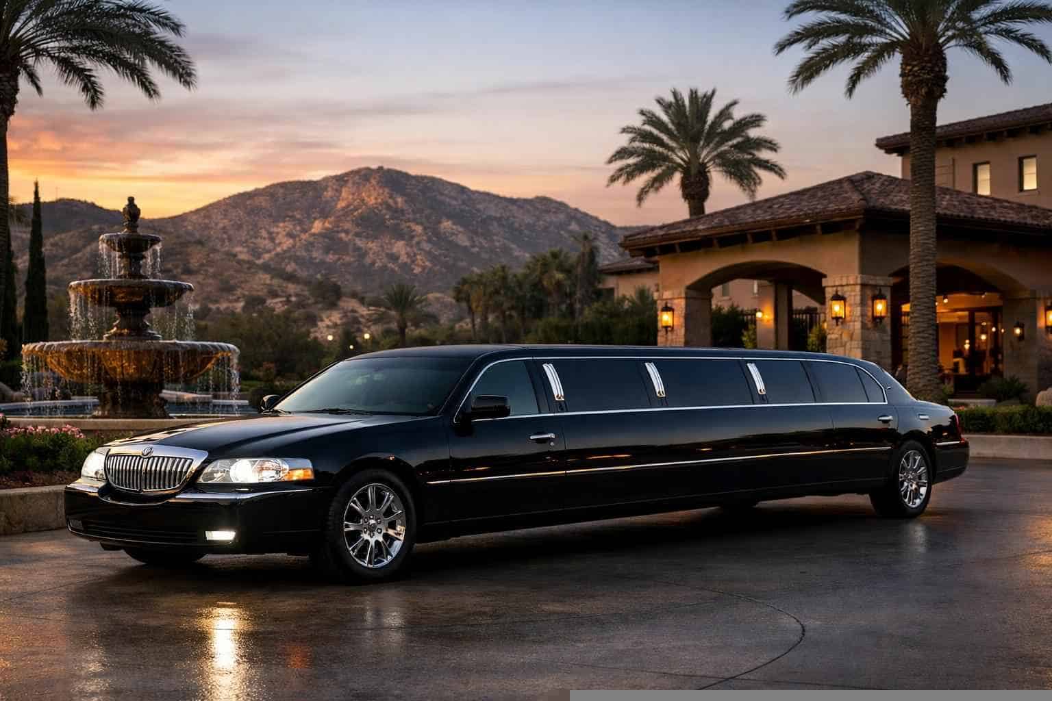 Best Black Limo Rental in Santee California