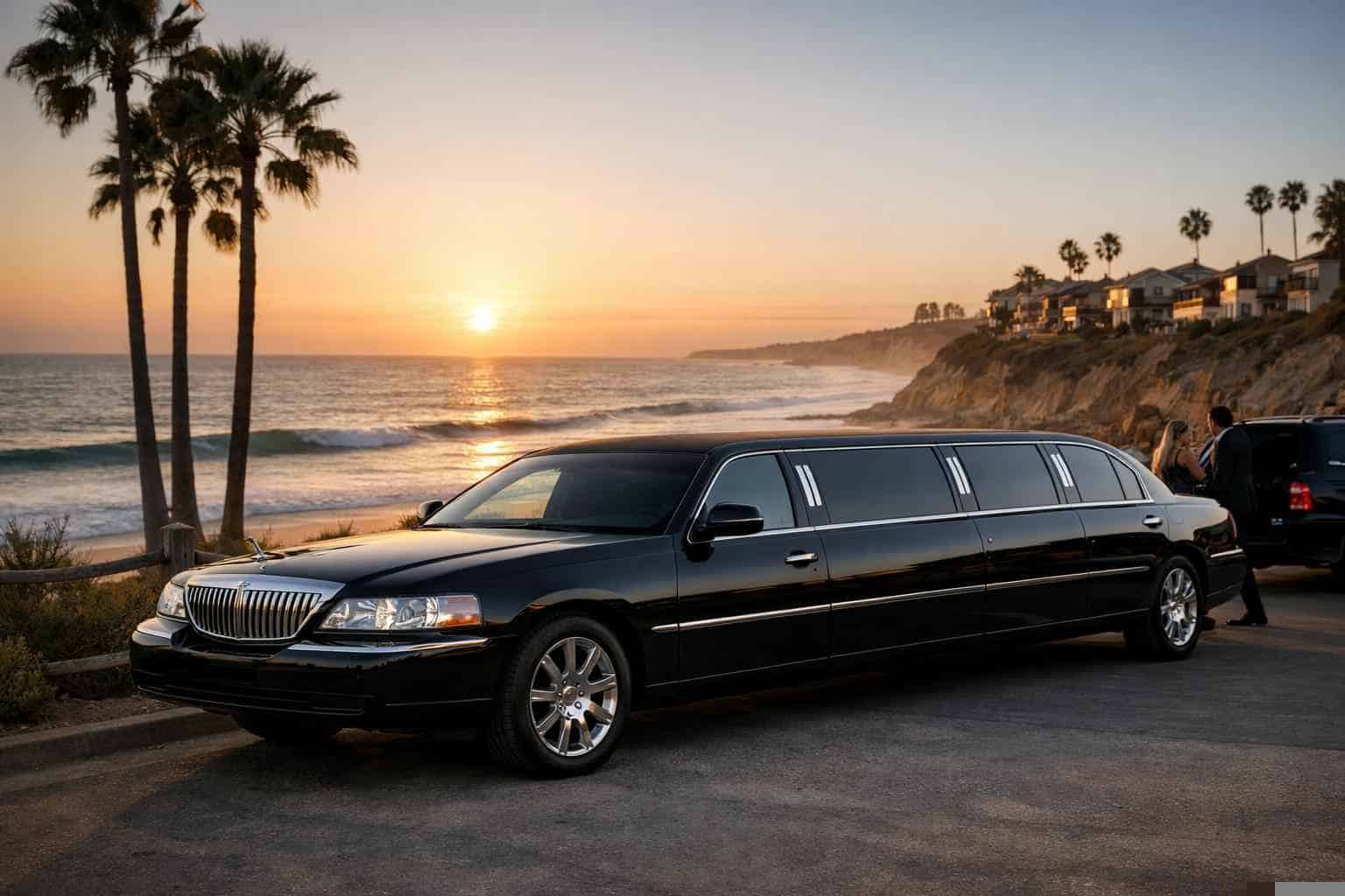 Best Black Limo Rental in Solana Beach California