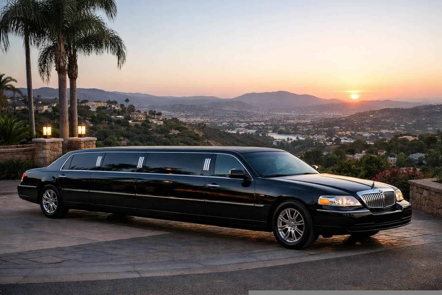Best Black Limo Rental in Vista California