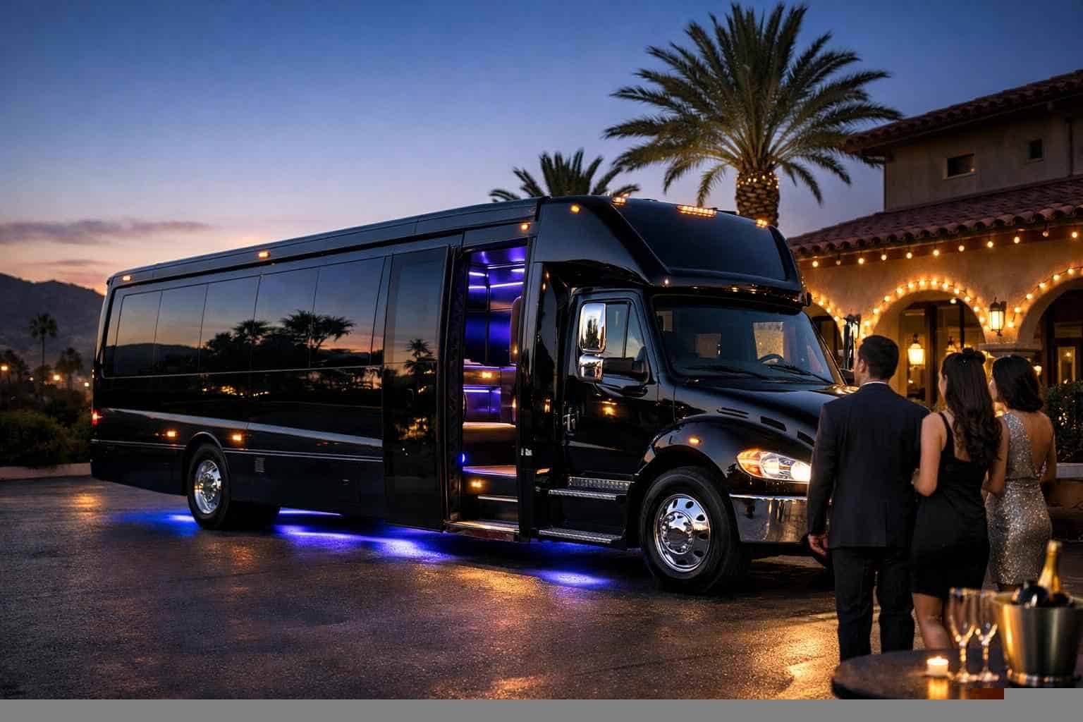 Best Black Party Bus Rental in Escondido California