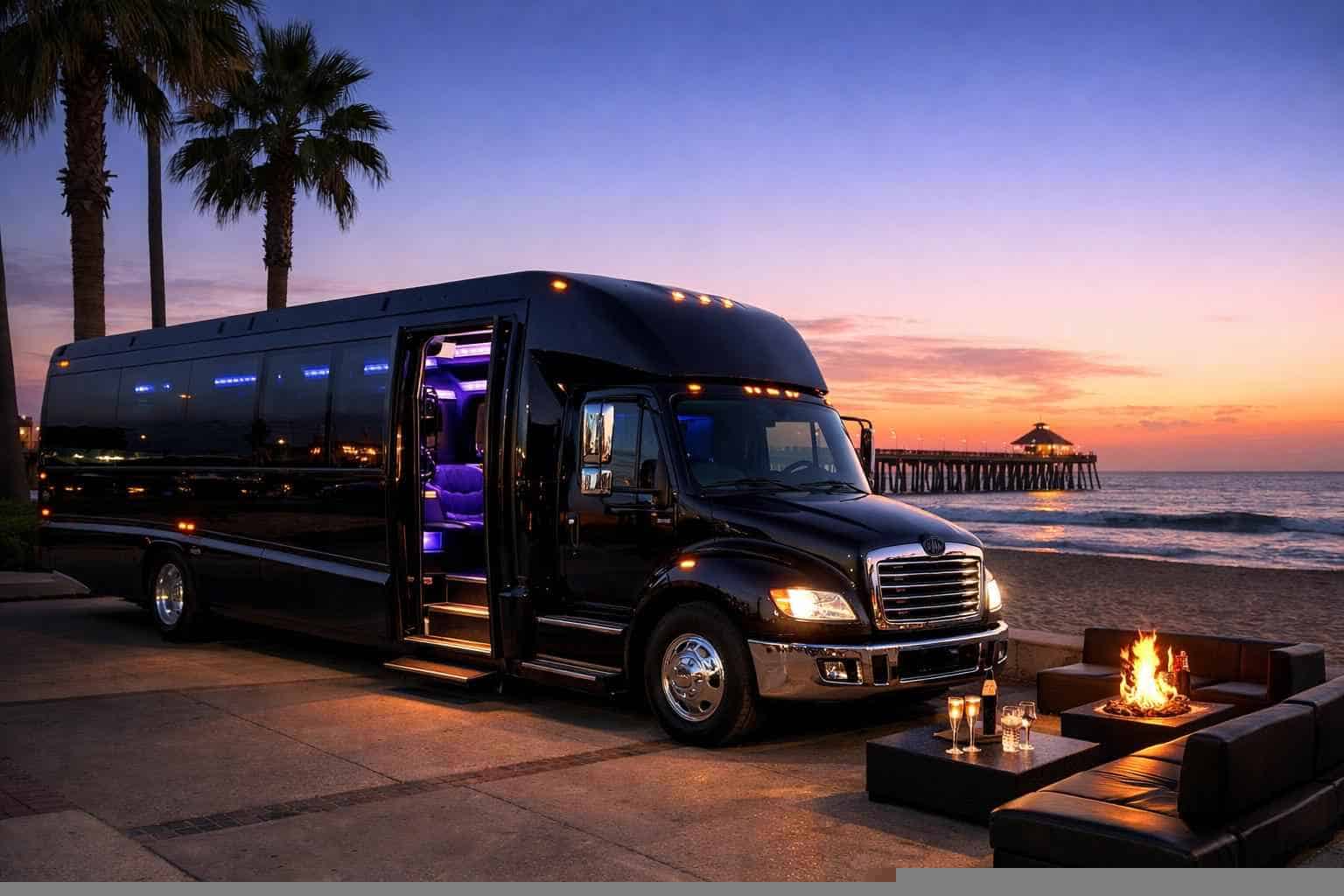 Best Black Party Bus Rental in Imperial Beach California