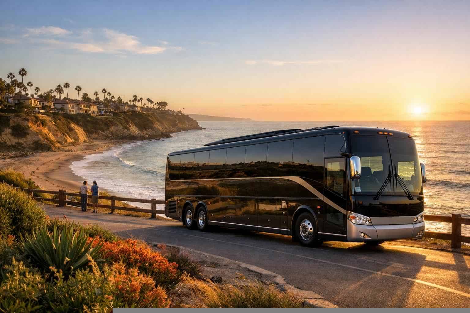 Best Charter Bus Rental in Solana Beach California