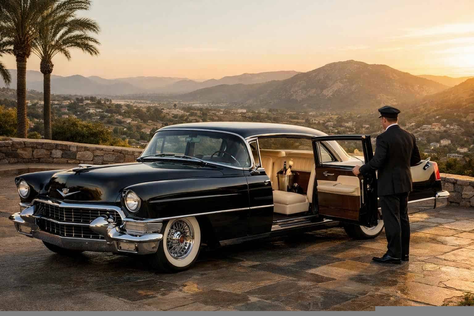 Best Classic Car Chauffeur Service in Poway California