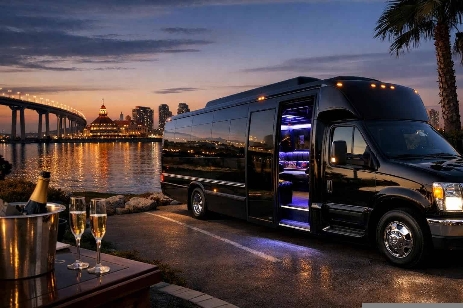 Best Limo Bus Rental in Coronado California