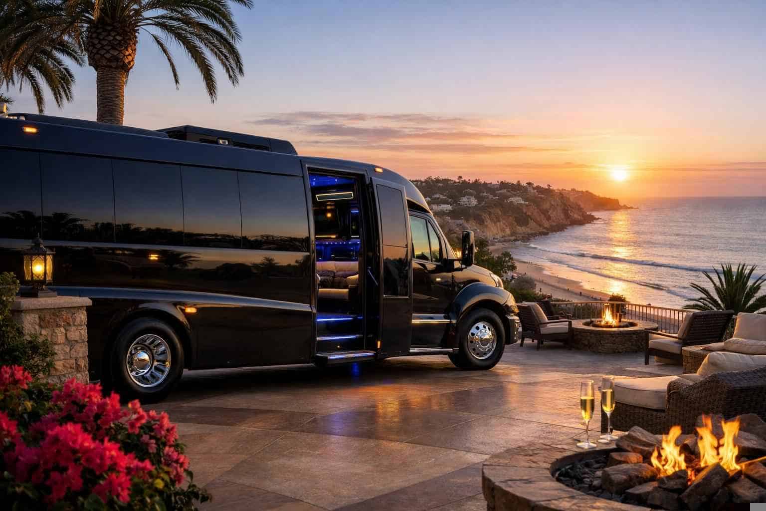 Best Limo Bus Rental in Del Mar California