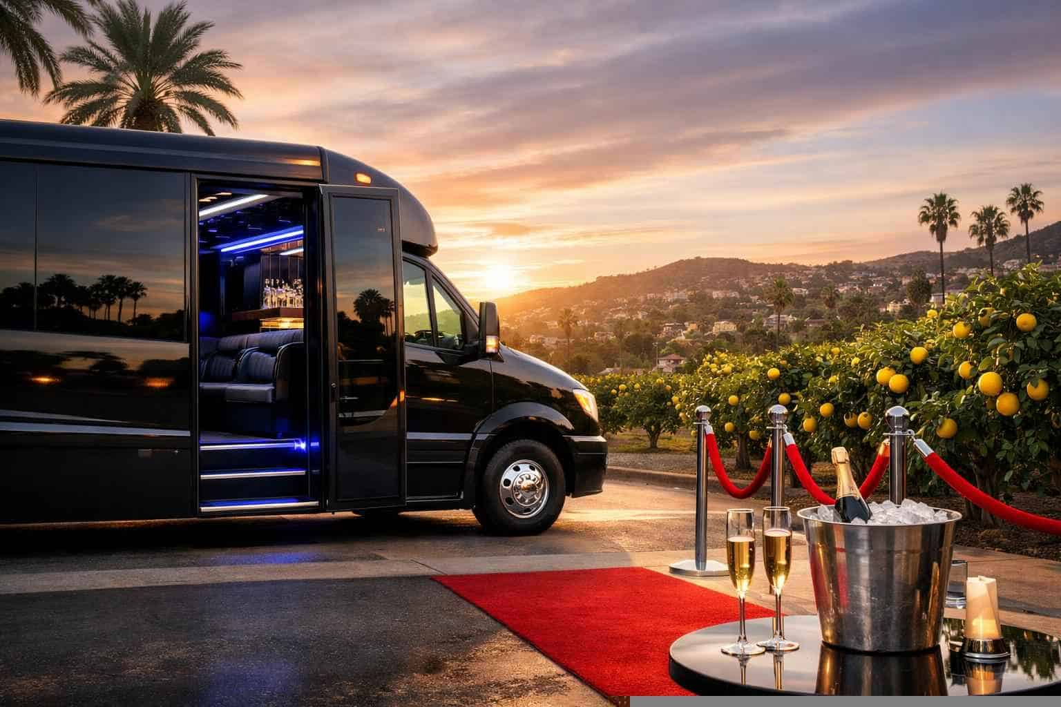 Best Limo Bus Rental in Lemon Grove California
