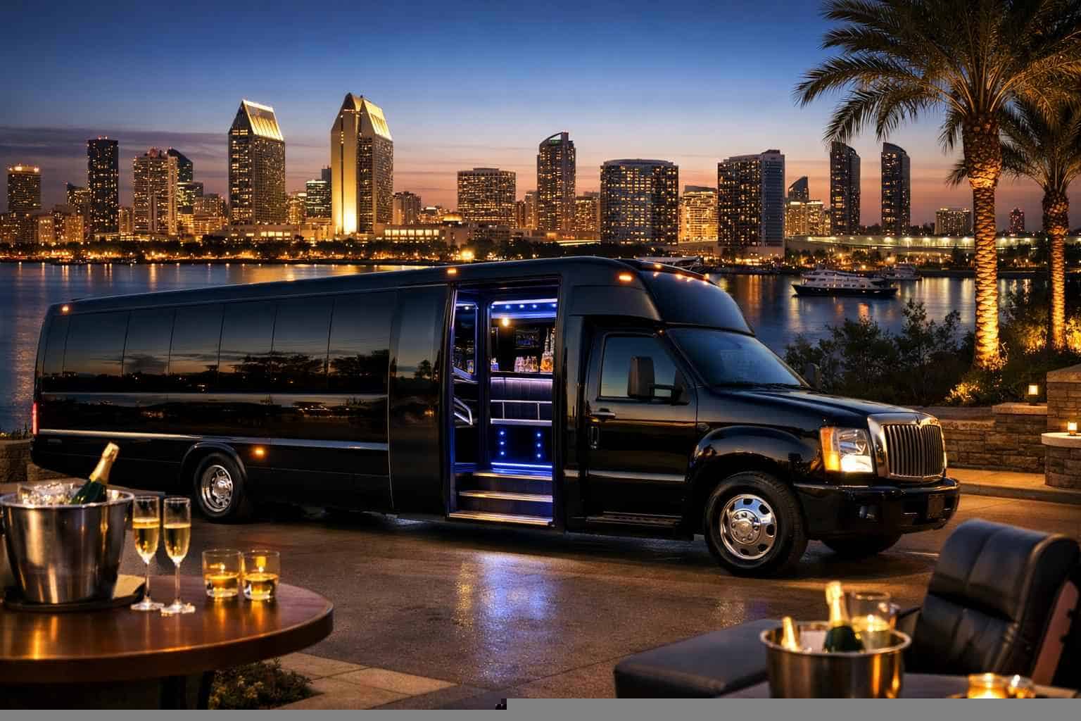 Best Limo Bus Rental in San Diego California