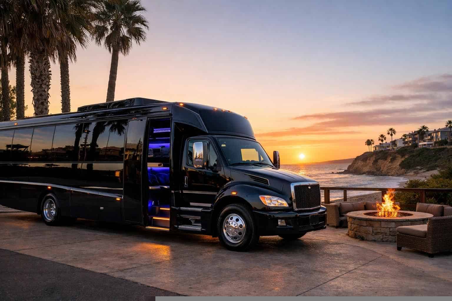 Best Limo Bus Rental in Solana Beach California