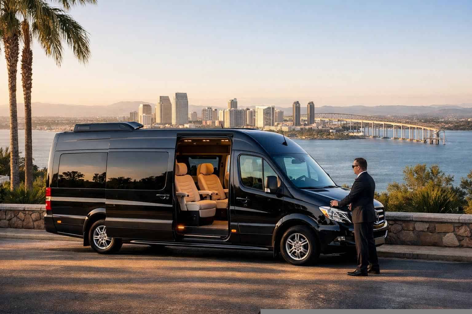 Best Passenger Van with Driver in San Diego California